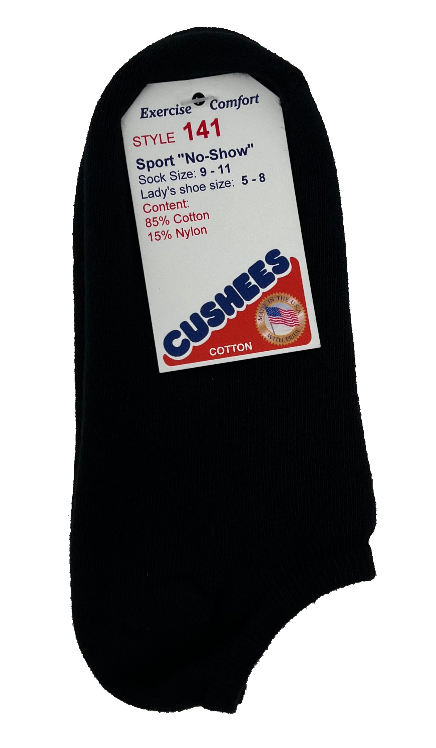 Cushees Comfort™ No-Show socks, Double Thick