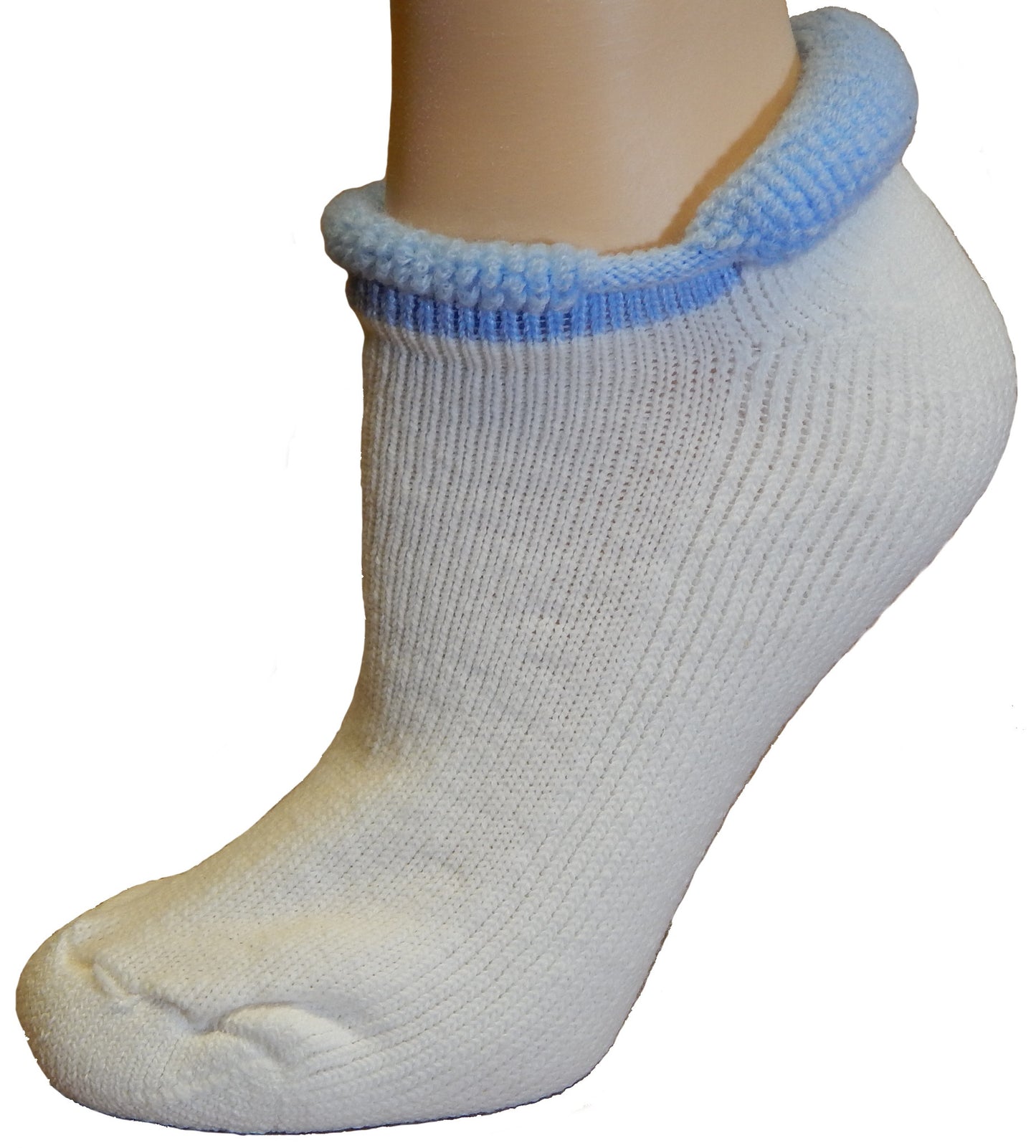 Cushees Comfort™ Rollback Ped Socks - Medium Size